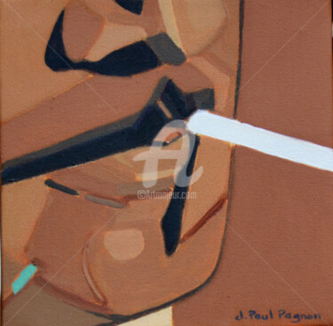 Painting titled "DJANGO'S LIGHT FRAG…" by Jean-Paul Pagnon, Original Artwork, Oil