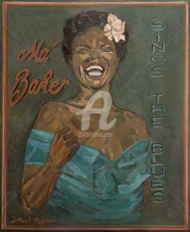 Peinture intitulée "MA' BAKER" par Jean-Paul Pagnon, Œuvre d'art originale