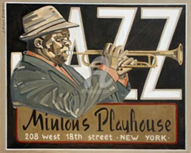 Painting titled "JAZZ" by Jean-Paul Pagnon, Original Artwork