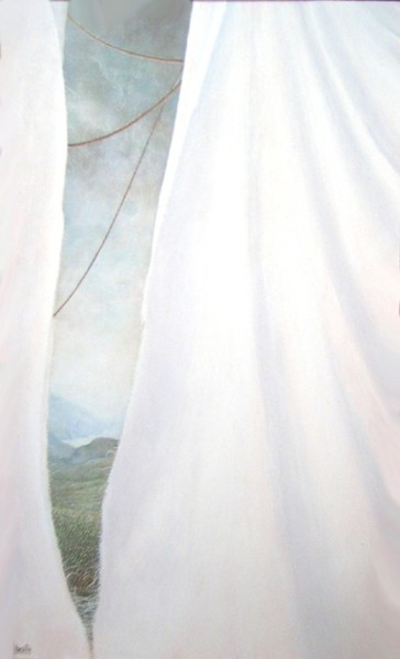 Peinture intitulée "La voile" par Jean-Pierre Baïlé, Œuvre d'art originale