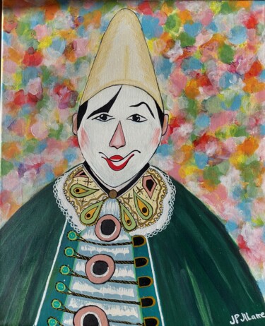 제목이 "Pierrot le clown"인 미술작품 Jpmame로, 원작, 아크릴