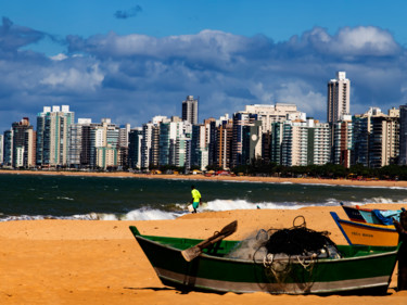 Photography titled "praia da costa, Vil…" by Jose Americo Jsilvares, Original Artwork, Digital Photography