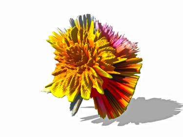 Fotografie getiteld "flor telepática" door Jose Americo Jsilvares, Origineel Kunstwerk, Digitale fotografie