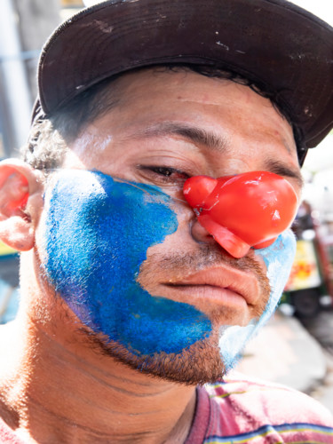 Fotografia intitulada "palhaço que chora" por Jose Americo Jsilvares, Obras de arte originais, Fotografia digital