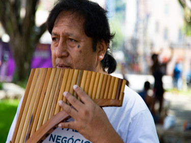 Photographie intitulée "músico" par Jose Americo Jsilvares, Œuvre d'art originale, Photographie numérique