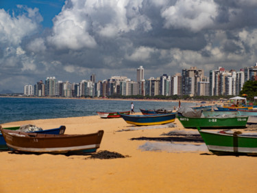 Photography titled "Praia de Vila Velha…" by Jose Americo Jsilvares, Original Artwork, Digital Photography