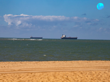 Fotografia intitulada "praia mar" por Jose Americo Jsilvares, Obras de arte originais, Fotografia digital