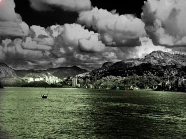 Fotografia intitulada "green sea" por Jose Americo Jsilvares, Obras de arte originais, Fotografia Manipulada