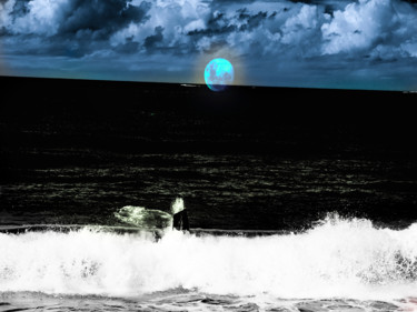 Fotografia intitulada "mar aberto 2" por Jose Americo Jsilvares, Obras de arte originais, Fotografia digital