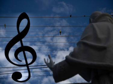 Фотография под названием "música no ar" - Jose Americo Jsilvares, Подлинное произведение искусства, Манипулированная фотогра…