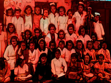 Fotografia intitolato "Os flagelados" da Jose Americo Jsilvares, Opera d'arte originale, fotografia a pellicola