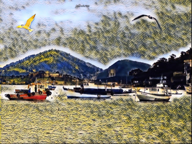 Fotografia intitolato "Mar avilha" da Jose Americo Jsilvares, Opera d'arte originale, Fotografia manipolata