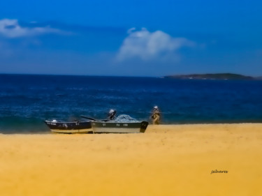 Photography titled "Praia, doce, praia" by Jose Americo Jsilvares, Original Artwork, Digital Photography