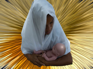 Photographie intitulée "La madre" par Jose Americo Jsilvares, Œuvre d'art originale, Photographie manipulée