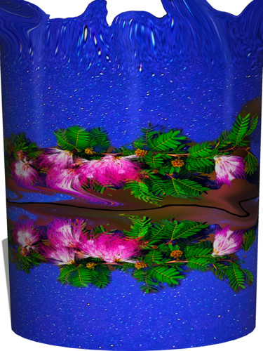 Photography titled "blue cup" by Jose Americo Jsilvares, Original Artwork, Manipulated Photography