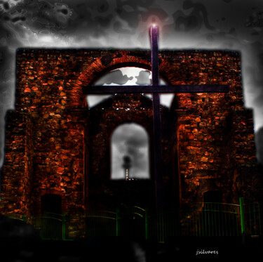 Fotografía titulada "church and fe" por Jose Americo Jsilvares, Obra de arte original, Fotografía digital