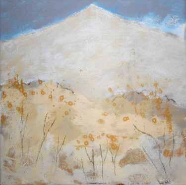 Painting titled "Mountain 2" by June Stapleton, Original Artwork, Acrylic