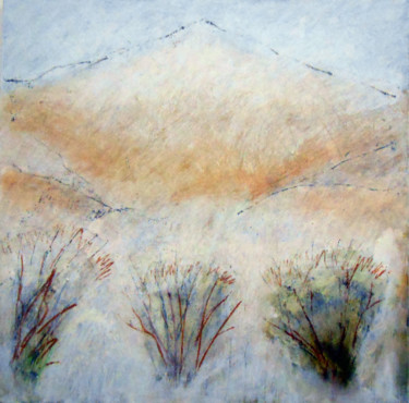 Malerei mit dem Titel "Mountain 12" von June Stapleton, Original-Kunstwerk, Acryl