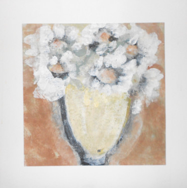 Schilderij getiteld "bouquet" door June Stapleton, Origineel Kunstwerk, Olie