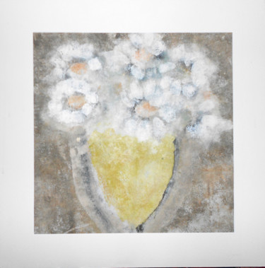 Pintura titulada "bouquet" por June Stapleton, Obra de arte original, Oleo