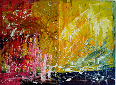 Espacio sideral Pintura titulada "Espacio sideral" por Javier Alberto Torres Saybay, Obra de arte original, Acrílico