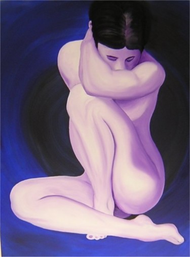 Peinture intitulée "Iris" par Jacques Travers, Œuvre d'art originale