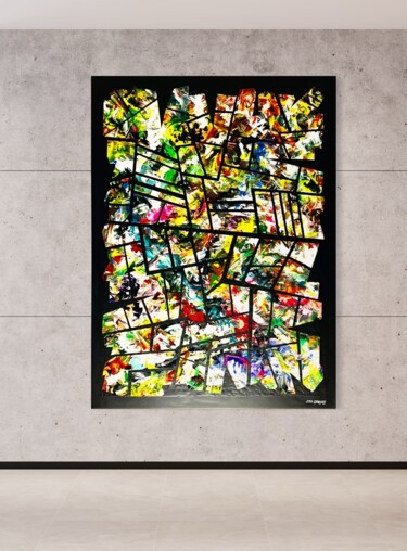 Pintura intitulada "Fluo" por Ju.Iglesias, Obras de arte originais, Acrílico