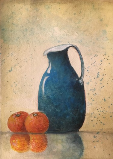 Painting titled "La jarra" by Almanzart, Original Artwork, Acrylic