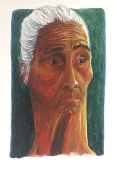 Peinture intitulée "Tierra Amarilla" par Juan Bautista, Œuvre d'art originale, Huile