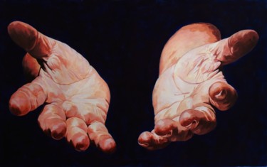 Pintura titulada "Avec des mains vide…" por Joan Carles.Dibuixosipintures, Obra de arte original