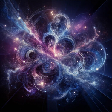 数字艺术 标题为“Universo infinito d…” 由Juan Carlos Pascual, 原创艺术品, AI生成的图像
