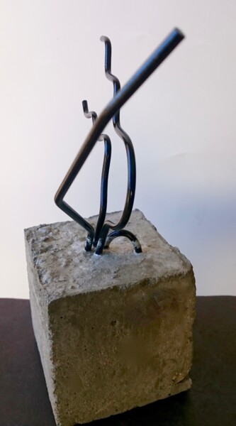 Sculpture titled ""ARENAS MOVEDIZAS"" by Juan Carlos Sánchez De La Nieta, Original Artwork, Metals