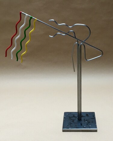 Sculpture titled ""IDENTIDAD"" by Juan Carlos Sánchez De La Nieta, Original Artwork, Metals