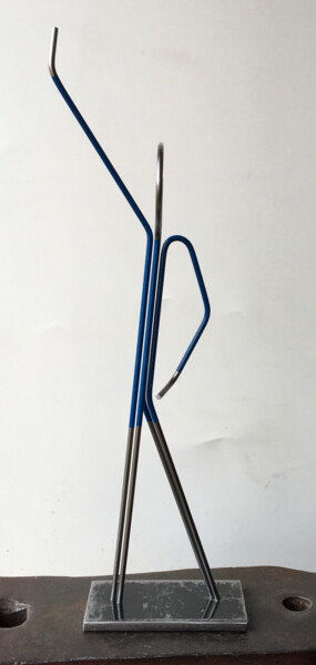 Sculpture intitulée ""ALEX"" par Juan Carlos Sánchez De La Nieta, Œuvre d'art originale, Métaux