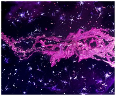 Malarstwo zatytułowany „Constellation C” autorstwa Juan Deluka, Oryginalna praca, Akryl