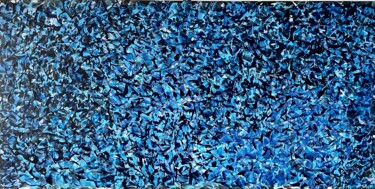 「Ultramarine Blue Ab…」というタイトルの絵画 Juan José Garayによって, オリジナルのアートワーク, アクリル