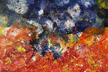Painting titled "Universe of Colors" by Juan José Garay, Original Artwork, Acrylic