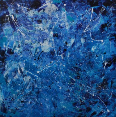 Картина под названием "Pacific Ocean II" - Juan José Garay, Подлинное произведение искусства, Масло Установлен на Деревянная…