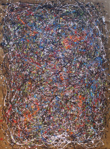 Картина под названием "Love disguises itse…" - Juan José Garay, Подлинное произведение искусства, Акрил Установлен на Деревя…