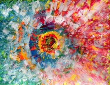 Картина под названием "Hole Fantasy" - Juan José Garay, Подлинное произведение искусства, Акрил