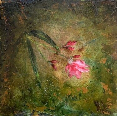Pintura titulada "Flores de verano ro…" por Juan José Molina Gallardo, Obra de arte original, Oleo