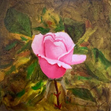 Painting titled "Rosa" by Juan José Molina Gallardo, Original Artwork, Oil