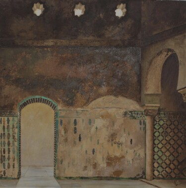 Peinture intitulée "Baño árabe V" par Juan José Molina Gallardo, Œuvre d'art originale, Huile