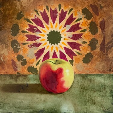 Pintura titulada "Manzana I" por Juan José Molina Gallardo, Obra de arte original, Oleo