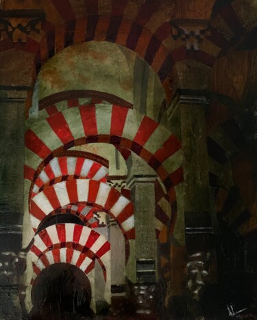 Pintura titulada "Mezquita" por Juan José Molina Gallardo, Obra de arte original, Oleo
