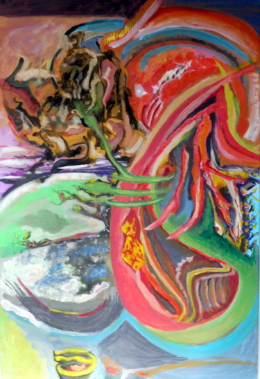 Peinture intitulée "Nova 0" par Juan Luis Gandulfo, Œuvre d'art originale, Acrylique