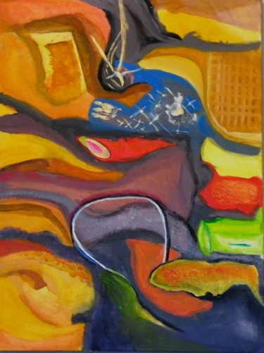 Peinture intitulée "Sintesis" par Juan Luis Gandulfo, Œuvre d'art originale, Acrylique