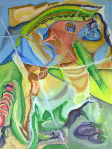 Peinture intitulée "Sauve" par Juan Luis Gandulfo, Œuvre d'art originale, Acrylique