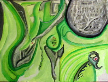 Painting titled "Naturale" by Juan Luis Gandulfo, Original Artwork, Acrylic