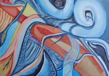 Pintura titulada "FUGA" por Juan Luis Gandulfo, Obra de arte original, Acrílico